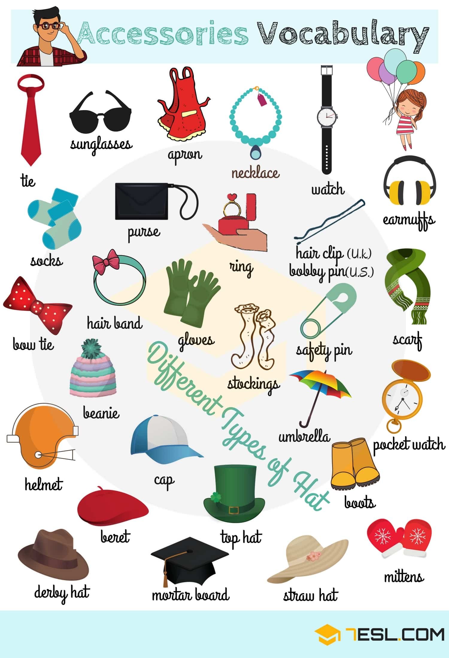 Clothes Accessories List